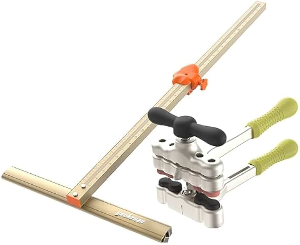 Portable Tile Cutter 36“ Hand Tool with Ergonomic Handle Accurate Tile Cutting, Tungsten Carbide Scoring Wheel, Effortlessly Achieve Professional Cuts, Suitable for Home Renovation and DIY