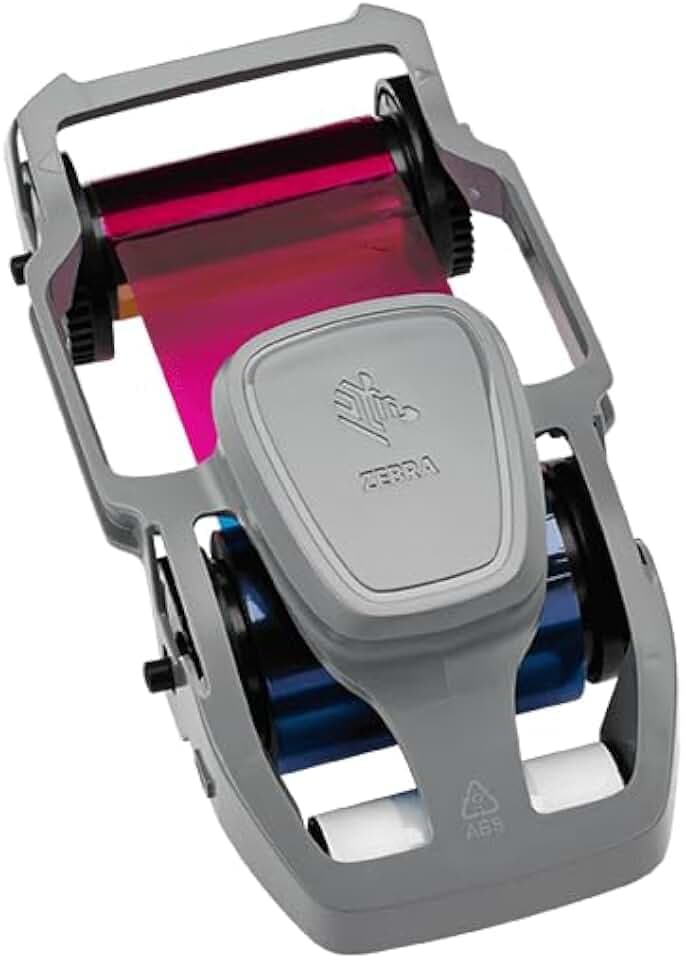 Zebra 800350-550 Color Ribbon - YMCKO - 300 Prints with Volty ID Software Demo Card for ZC350 Printers