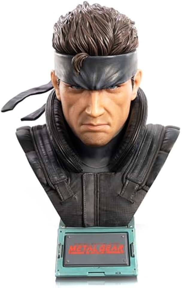 First 4 Figures MGSGBST Metal Gear Statue aus massivem Harz, Mehrfarbig