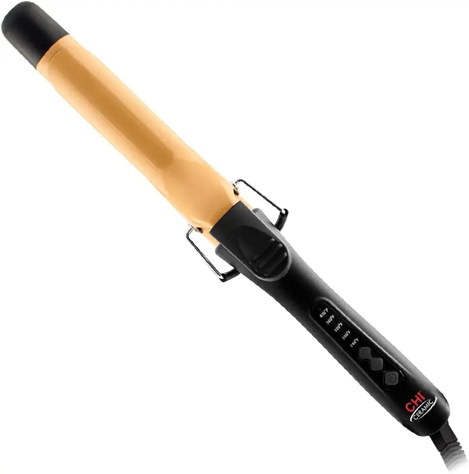 CHI Tourmaline Ceramic Curling Iron, Professional Hair Curler, 1.5" Barrel