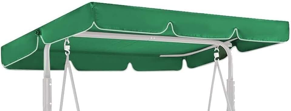 Ersatzdach für Hollywoodschaukel 230x120 cm Grün, wasserdicht