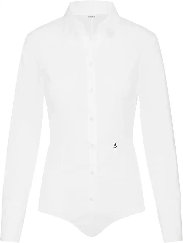 Seidensticker Damen Bluse - Hemdbluse - Bodybluse - Bügelfrei - Slim Fit - Langarm - Uni - Stretch