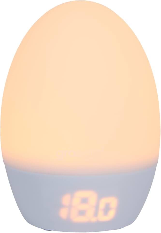 Tommee Tippee GroEgg2 Digitales Raumthermometer und Nachtlicht in verschiedenen Farben, USB-betrieben