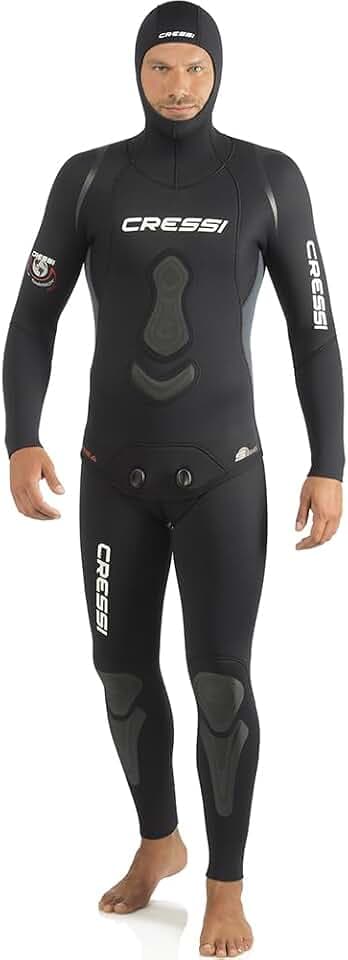 Cressi Apnea Complete Wetsuit - Kompletter Tauchanzug in Soft Neopren, erhältlich in Stärken von 3.5/5/7 mm