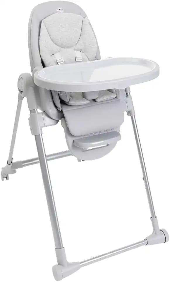 Chicco Polly Armonia Kinderhochstuhl für Babys von Geburt bis 40 kg, 9 Höhenstufen, foldable, klappbar, verstellbarer Fußstütze, Hochstuhl 3in1, Kompakt verstaubar, 4 Räder,mit neugeborenaufsatz
