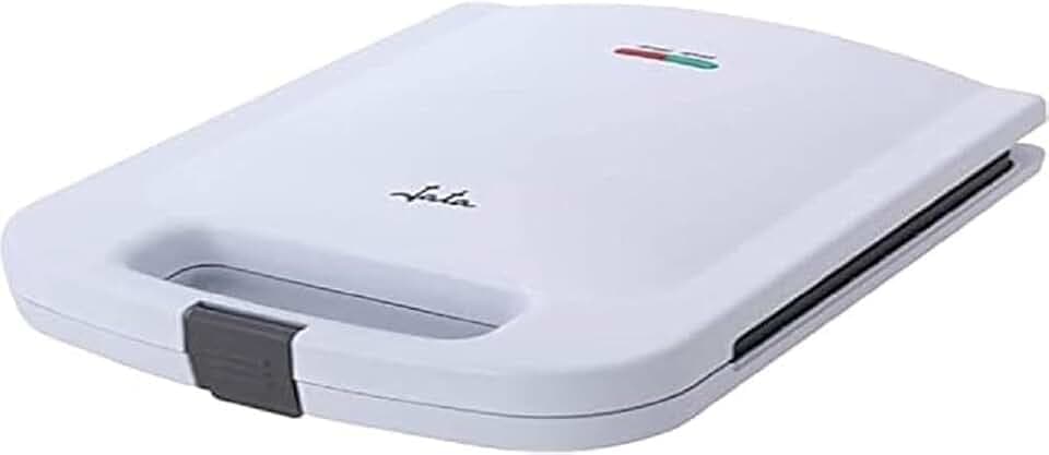 Jata SW551 Sandwichtoaster mit antihaftbeschichteten Platten, 4 ganze XXL-Sandwiches, perfekte Versiegelung, schnelles und gleichmäßiges Toasten, 1400 W, einfache Reinigung, vertikale Aufbewahrung