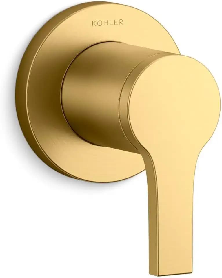 KOHLER T35330-4-2MB, Elate Rite-Temp Valve Trim, Vibrant Brushed Moderne Brass, Premium Bathroom Valve, Easy to Use