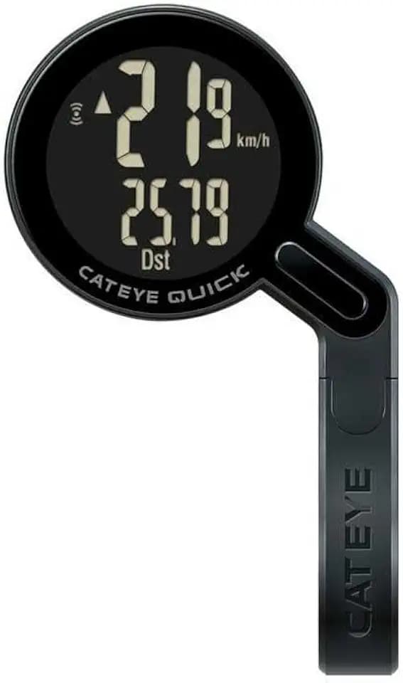 Cateye Computadora Quick Negra Uhr, Black (schwarz), Einheitsgröße