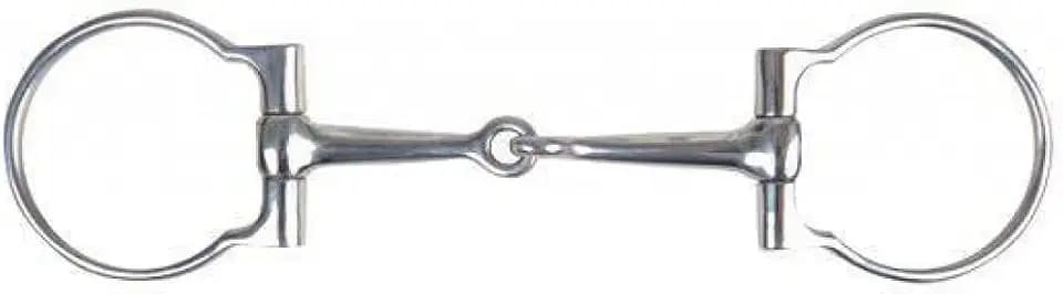 HKM SPORTS EQUIPMENT Western D-Ring Snaffle, einfach gebrochen, 125 mm