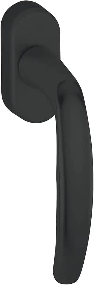 HOPPE Fenstergriff ATLANTA - Secustik, VK 7 x 32-42 mm, Alu schwarz matt