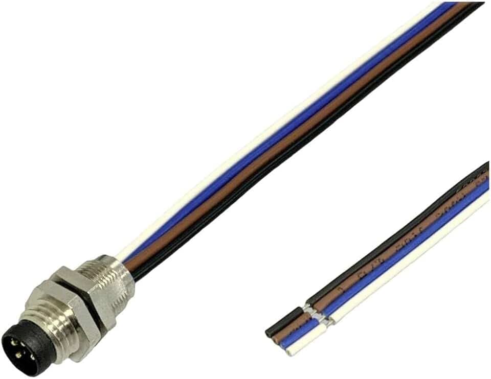 BKL ELECTRONIC 2701001 Sensor/Aktor Einbaustecker M8 0.2 m Polzahl Sensoren: 4 1 St.