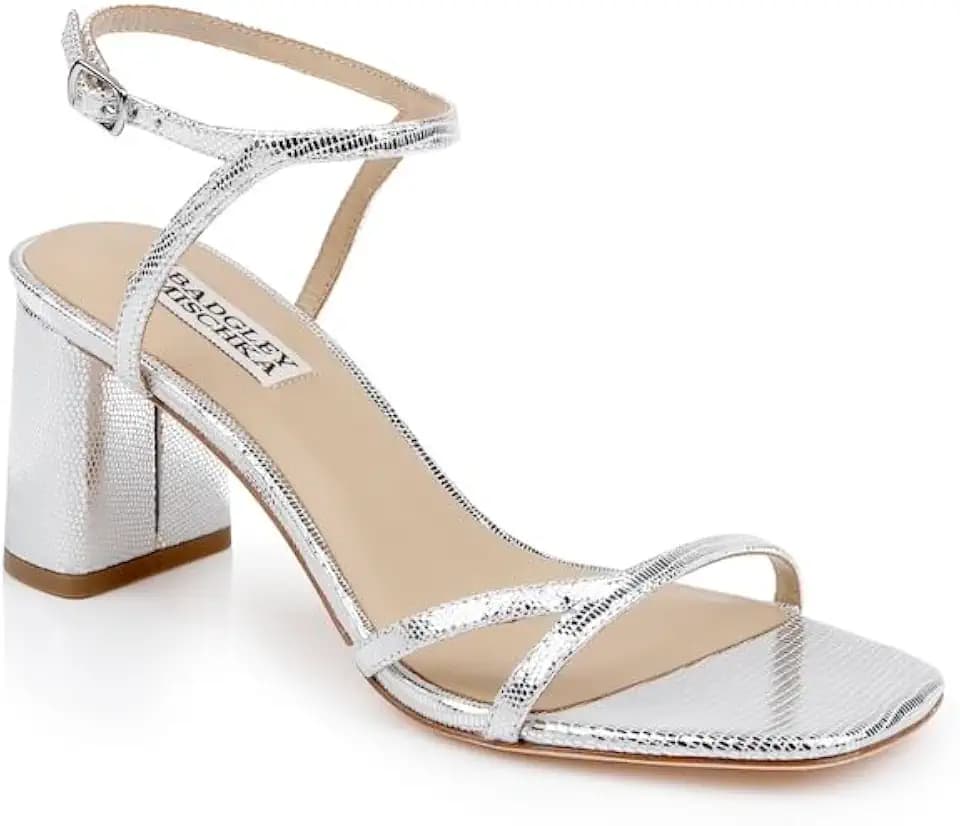 Badgley Mischka Women's Giabella Open Toe Block Heels