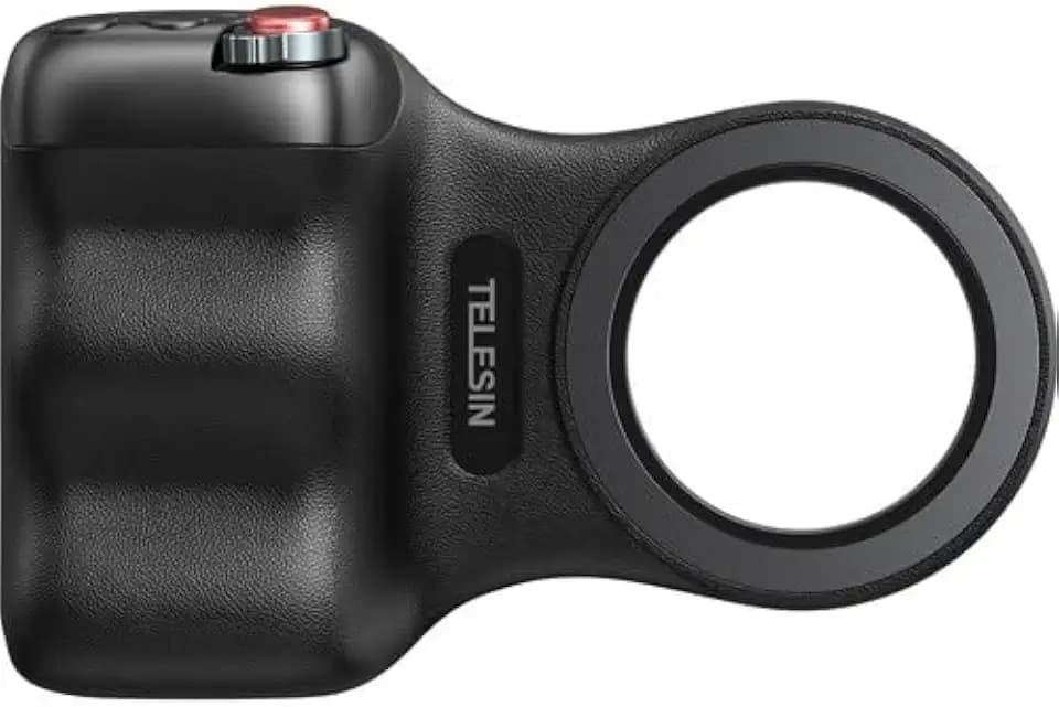 TELESIN Magnetischer Kameragriff 2, professioneller Fotografiegriff für mobile Geräte, ergonomisches Design (Schwarz)