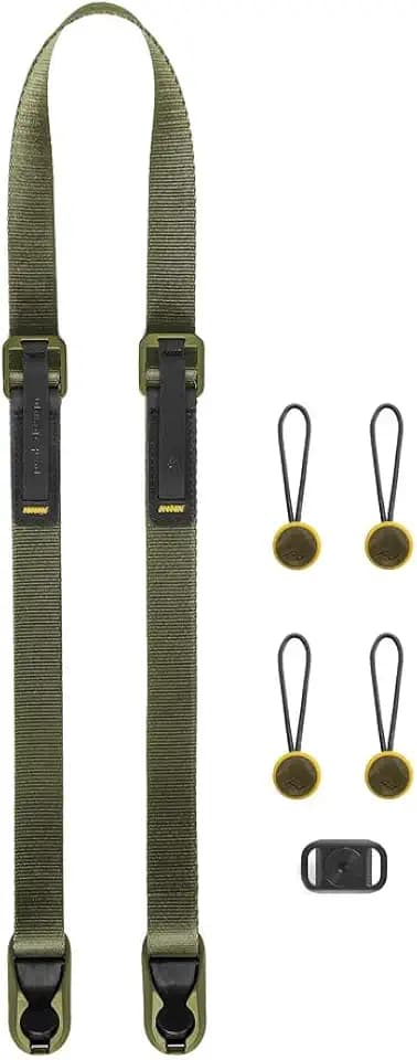Peak Design Leash Camera Strap - Configurable as a Sling, Neck, Shoulder Strap or Safety Tether, Adjustable, Compact