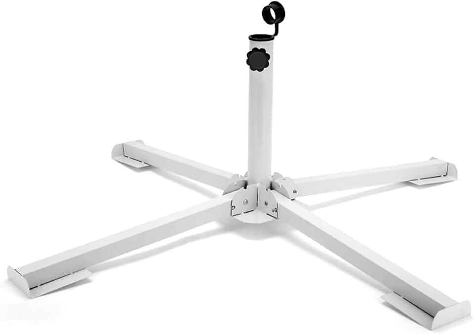 Patio Umbrella Stand Outdoor Base, Portable Foldable Beach Umbrella Stand