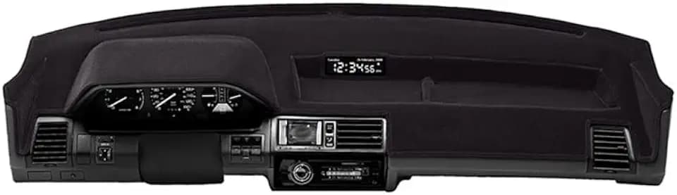 Coverking Dash Cover Mat Pad Custom Designed for Select Subaru Crosstrek Dashboards: Velour Material, Black