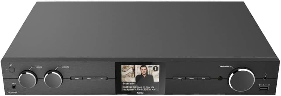 Radio Hama Tuner CYFROWY DIT2006BT DAB+/FM/Internet/Bluetooth/APP