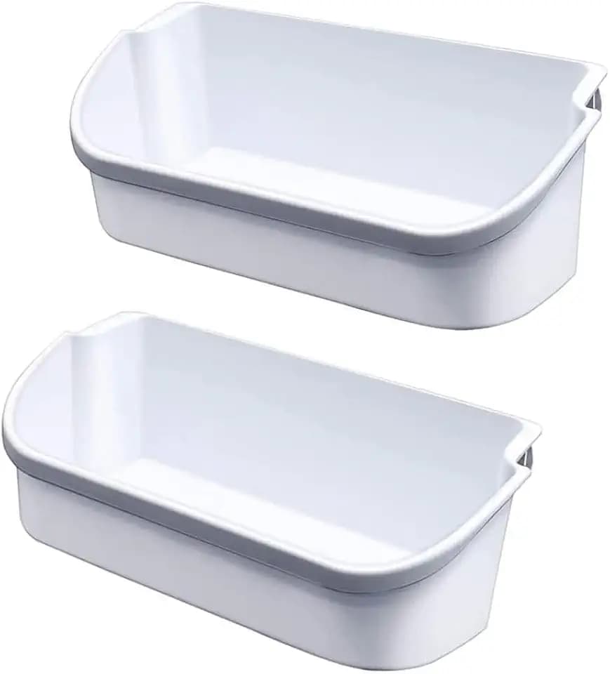 2 PACK UPGRADED 240356401 Refrigerator Door Bin Compatible with Frigidaire Door Shelf Replacement Parts FFSS2614QE6A, FFSS2614QS4A, FFHS2611PFEA, FFHS2611LBPA Replace 240356402, AP2116036, PS430121