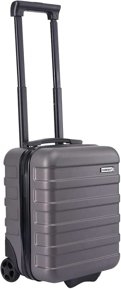 Cabin Max Handgepäck Koffer Luggage Trolley Koffer Handgepäck 40x30x20 -24L | 40x30x20 cm, Untersitz Ryanair, EasyJet, Wizz Air, Vueling, Volotea, Transavia, Air Lingus, Hartschale, ABS, 2,5kg, 24L