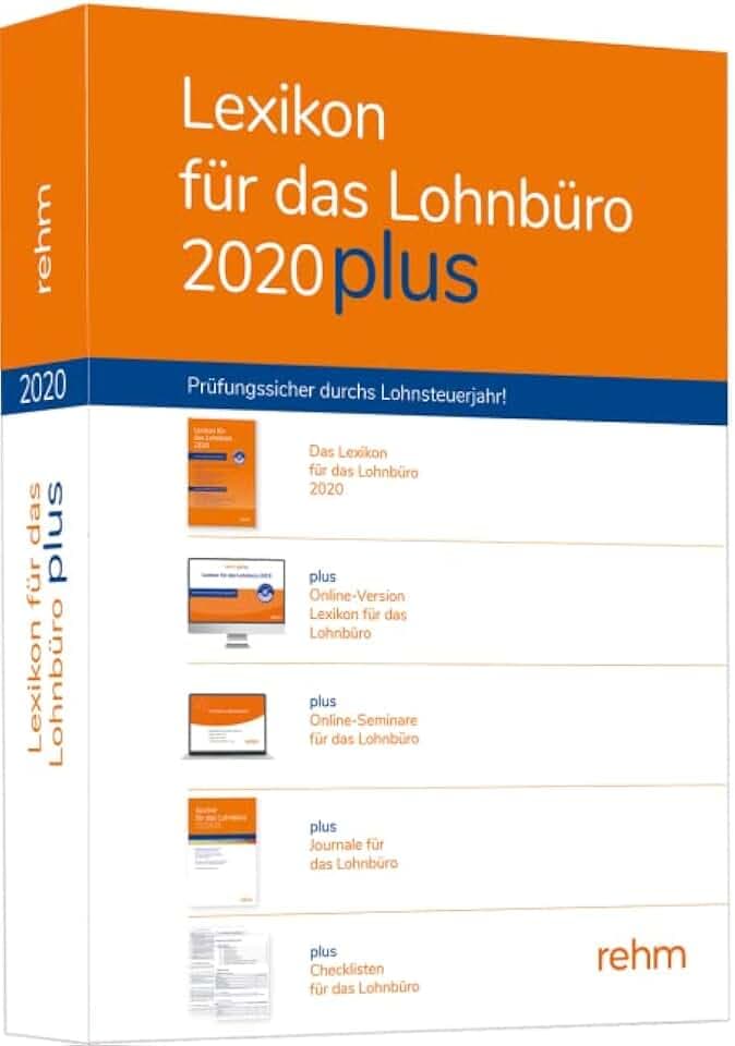 Lexikon für das Lohnbüro 2020 plus: Prüfungssicher durchs Lohnsteuerjahr!. Das Lexikon für das Lohnbüro 2019. Plus Online-Version. Plus ... Journale. Plus Checklisten für das Lohnbüro