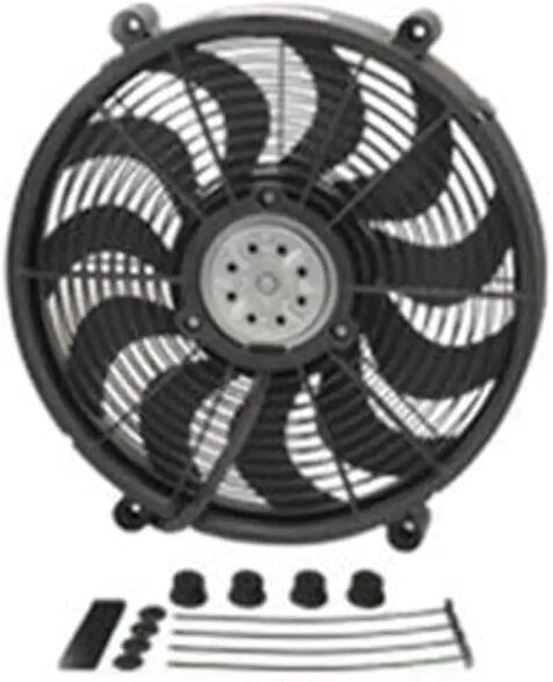 Derale 18217 17" High Output Radiator Fan,Black