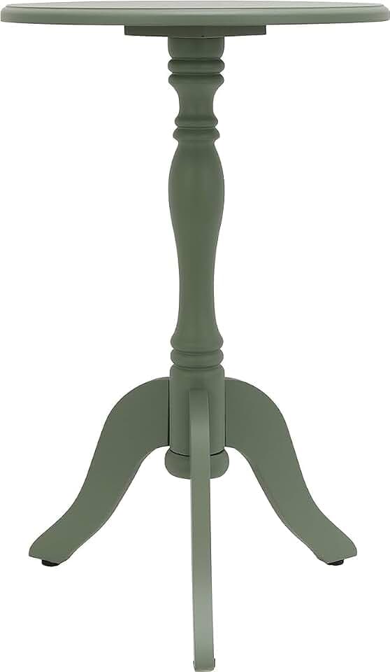 Decor Therapy Simplify Pedestal Accent Table, Olive Branch
