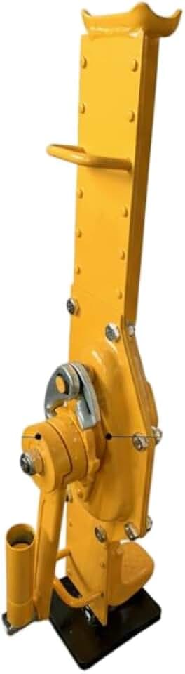 Mechanical Machinery Jack, Heavy Duty 3500LBS Capacity Rack Jack, Steel Construction for Lifting Trucks