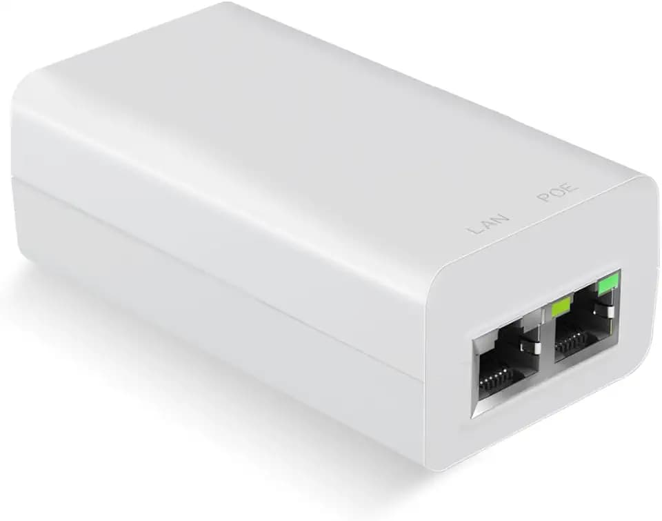Gigabit PoE Injector 48V 15W, IEEE802.3af Compliant PoE Injector Adapter