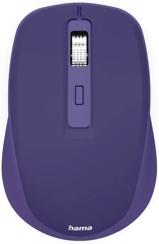 Hama Maus kabellos, Bluetooth/Funk (Multi Device, optische Bluetooth Maus ohne Klickgeräusch, Funkmaus mit 7 Tasten, 800/1200/1600 DPI, KI Assistent, ideal als Computermaus, Laptopmaus) blau