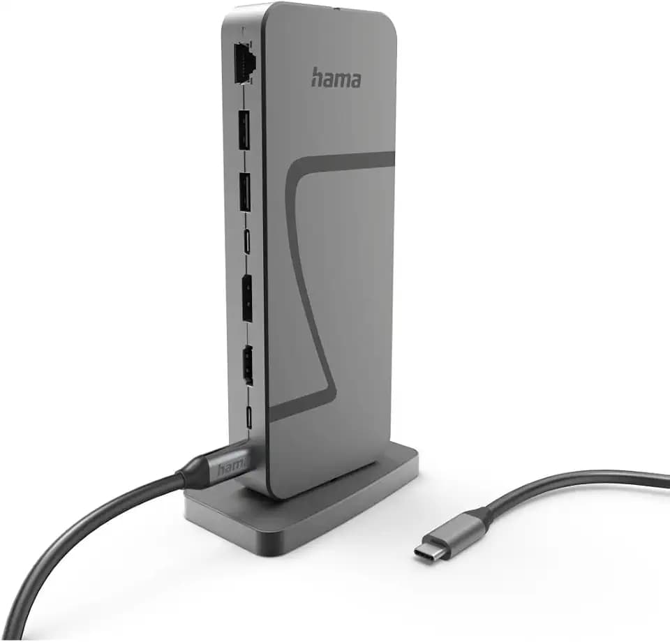 Hama USB C Docking Station, USB 4, 10 Ports