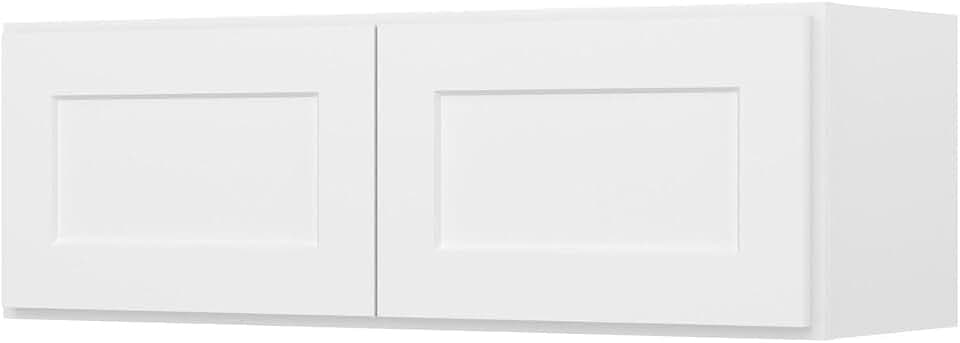 Furinno Shaker Wall Kitchen Cabinet 2-Doors, White