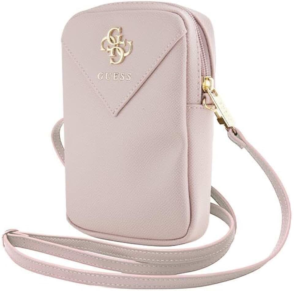 CG MOBILE Guess Tasche GUWBZPGSTEGP Rosa Zip Triangle 4G
