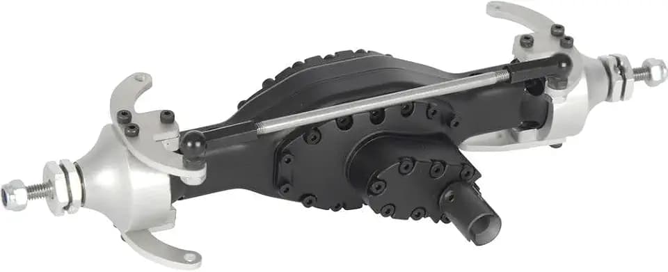 CARSON 500907267 - 1:14 Vorderachse angetrieb./m. sperre, RC-Truck, Ersatzteile, Tuningteile, Zubehör, Modellbau, Maßstab 1:14, Schwarz