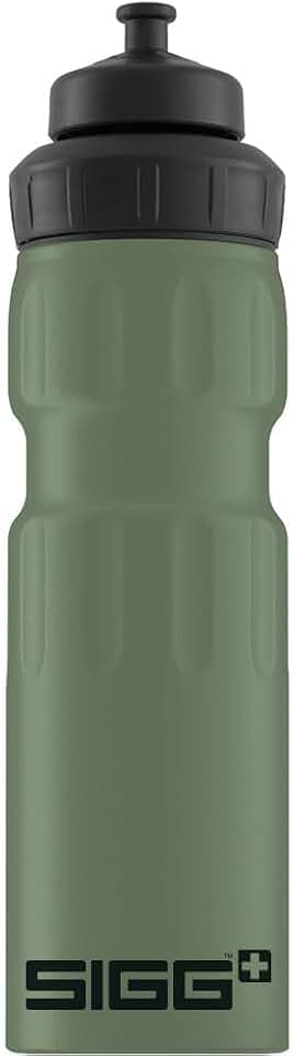Sigg - Alu Fahrrad Trinkflasche - WMB Sports Blue Touch - Mit 3-Stufen-Sportverschluss - Klimaneutral Zertifiziert - Auslaufsicher - Federleicht - BPA-frei - Sport & Fahrrad Zubehör - Grün - 0,75L