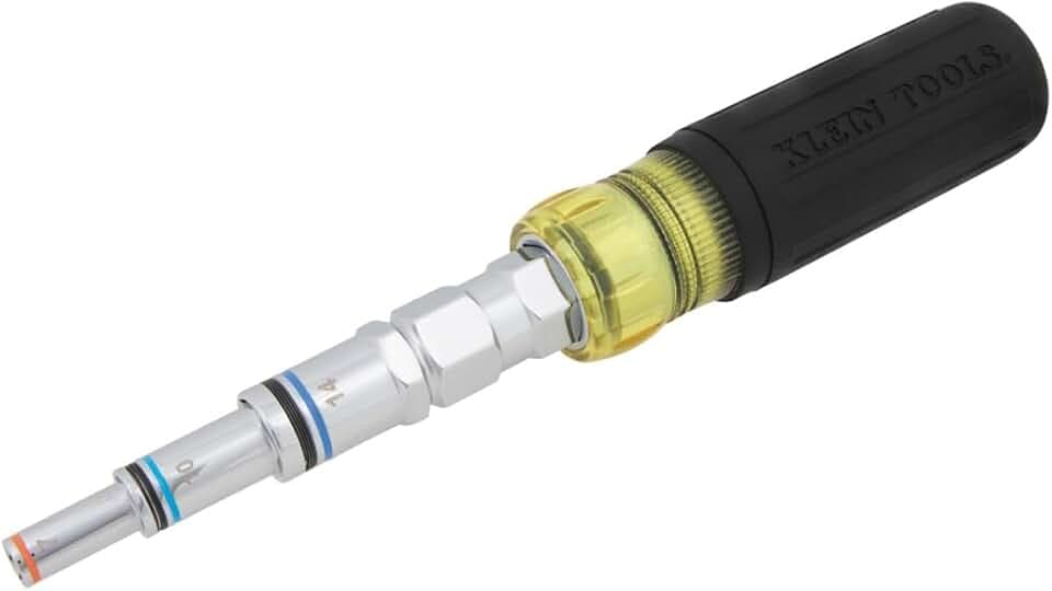 Klein Tools 32809MAGM | 11-in-1 Pass-Through Magnetic Multi-Nut Driver metrisch | Größen 5, 7, 8, 9, 10, 11, 13, 14, 19 + Hex 8 & 10 | Magnetischer Durchsteck-Steckschlüssel für Elektro & Mechanik