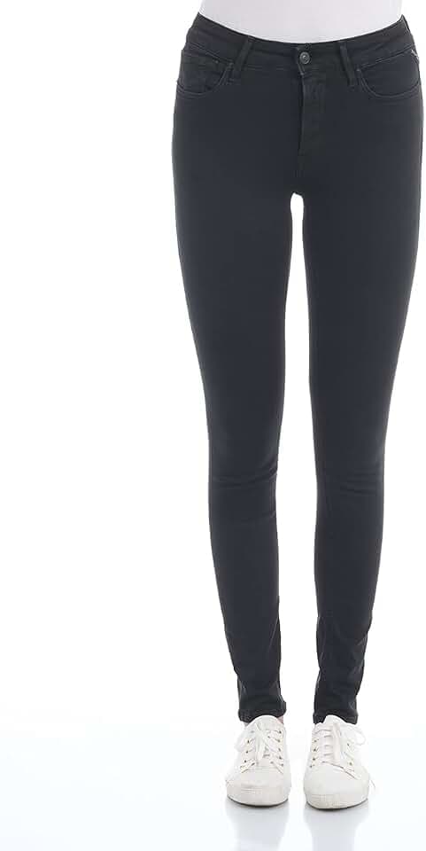 Replay Damen Whw689 Luzien Hyperflex Colour Xlite Jeans