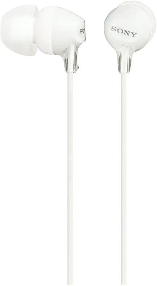 Sony MDREX15LP In-Ear Earbud Headphones, White