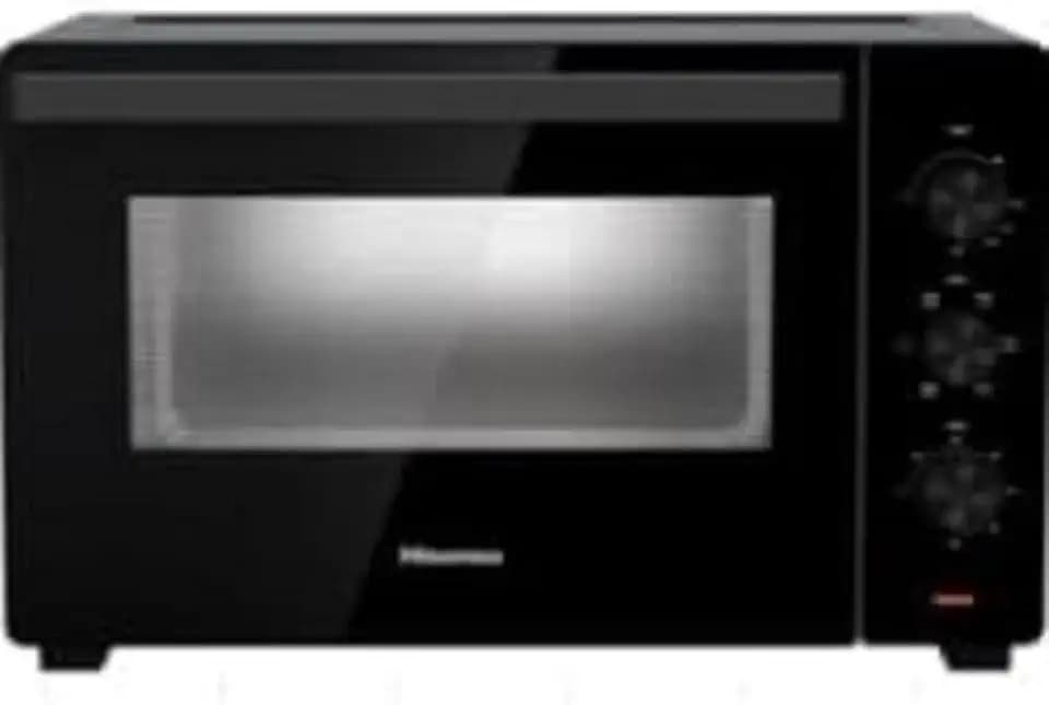 Hisense, HOM45M Elektroherd, 45 l, drei Kochstufen, belüftet, Drehspieß, Steuerung 3 Knöpfe