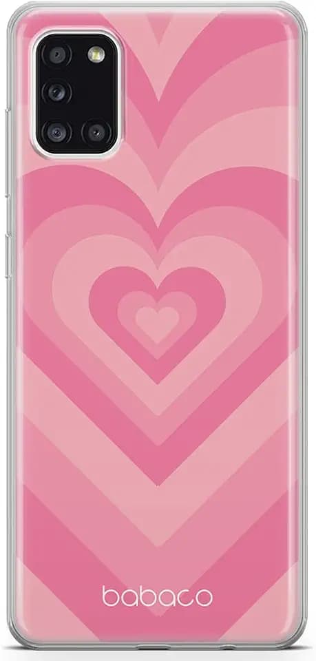 Babaco ERT Group Handyhülle für Samsung A31 Original und offiziell Lizenziertes Muster Hearts 007 optimal an die Form des Handy angepasst, hülle aus TPU