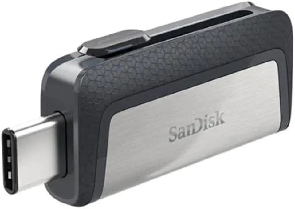 SANDISK 64GB Ultra Dual Drive, USB-C & USB-A, Up to 150MB/s Read Speeds