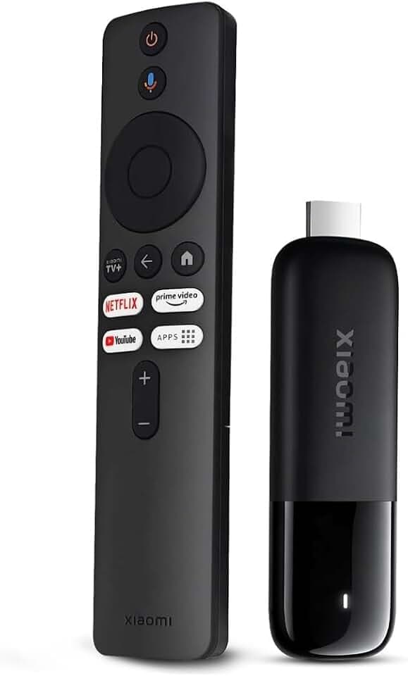 Mi TV Stick 4K 2nd Gen, WLAN 6, Smart TV, Streaming-Dienste, Schwarz, S905X, HDMI 2.1a, Dolby Vision HDR10+, 4K Auflösung, Fernbedienung, Streaming-Stick