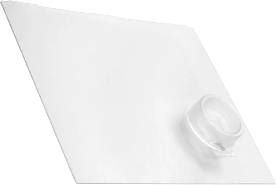 QQZ RV Screen Door Slider Panel 239061, with Push-Down Knob Opener -White