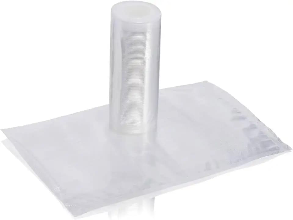 Magic Vac, 50 Vakuumierbeutel 30x40cm Gestreift und Patentiert, für Gefrierschrank, Kühlschrank, Auftauen in der Mikrowelle, Kochen, Vakuumgaren im Ofen oder Dampfgarer, BPA-frei, Made in Italy