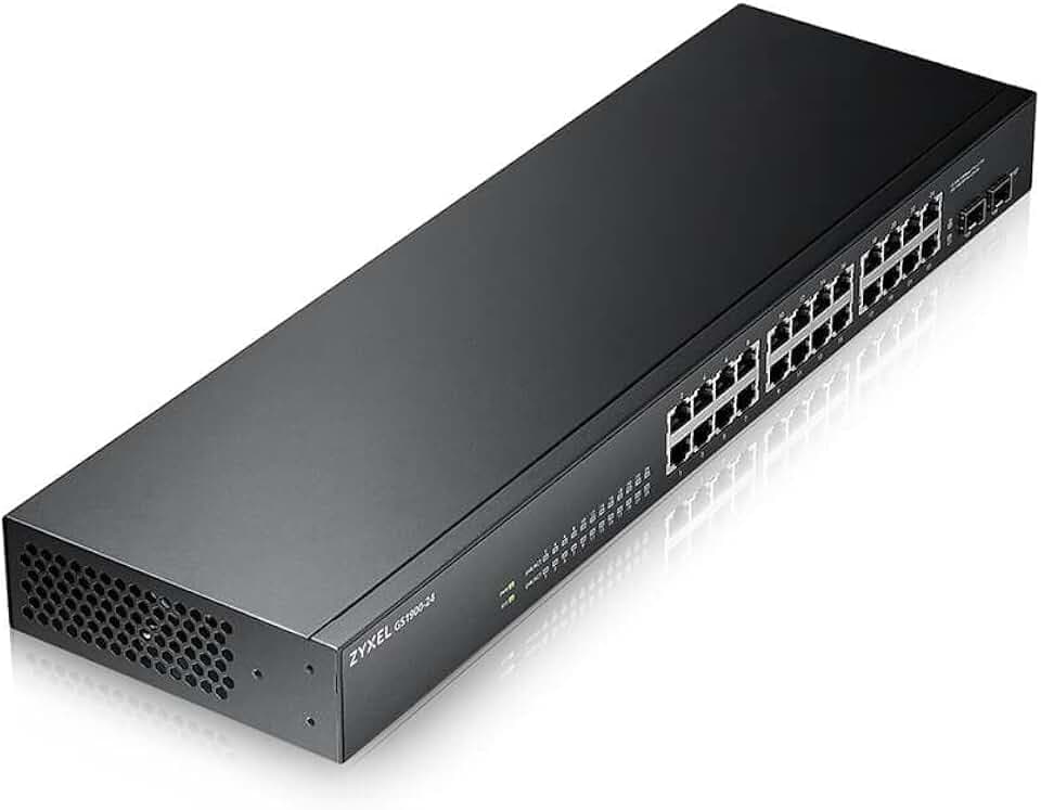 Zyxel Netzwerk Switch 24 Port | Smart Managed Gigabit | GS1900-24