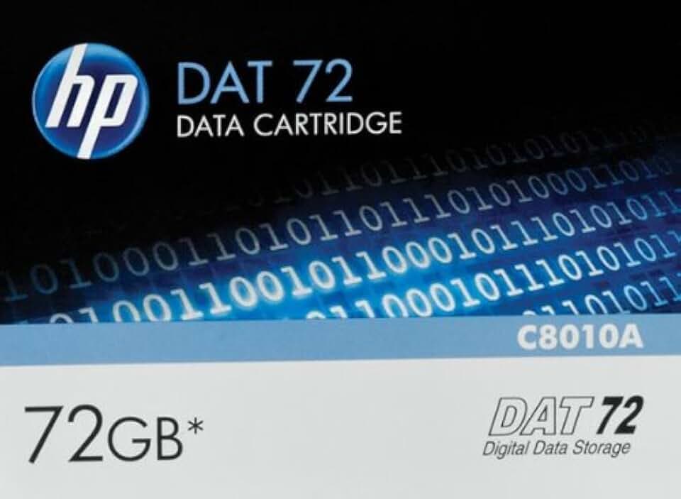 HP - DAT-72 - 36 GB / 72 GB - blue - storage media - for StorageWorks DAT 160, DAT 72, StorageWork -