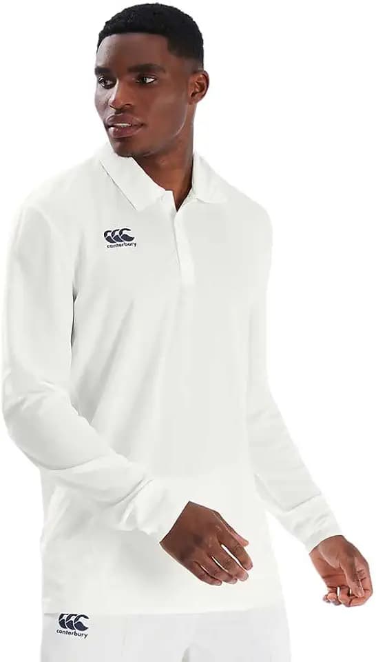 Canterbury Herren Cricket Performance Long Sleeve Polo Shirt (1er Pack)