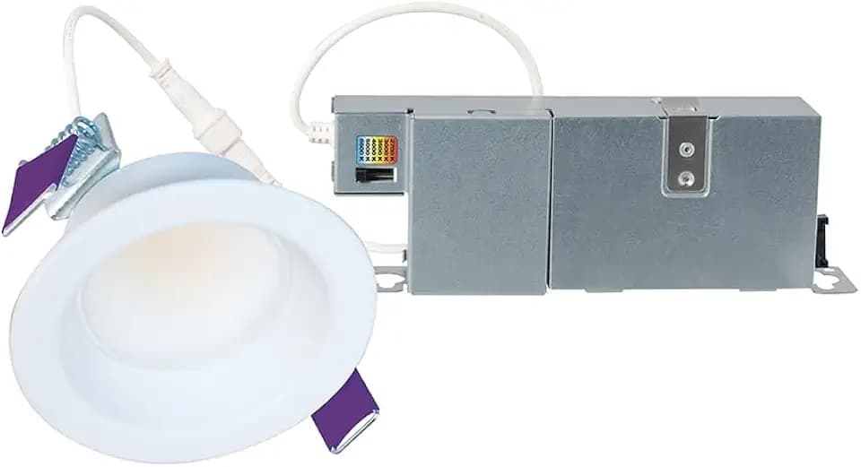 HALO LCR 2 inch Recessed Smooth Canless LED Downlight, 800 Lumens, 6CCT