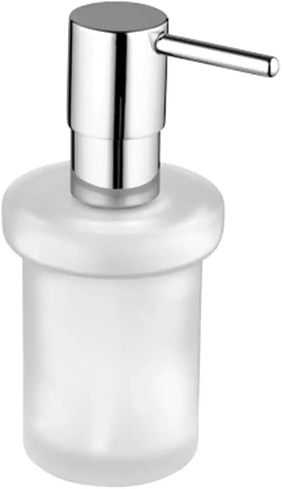 GROHE Essentials, Ersatz Seifenspender für das Bad (ohne Halter, pflegeleicht, langlebig), chrom, 40394001
