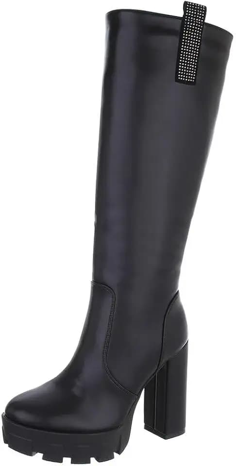 Ital Design Damenschuhe Stiefel High-Heel Stiefel
