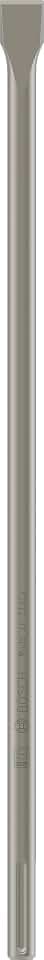 Bosch 1x PRO SDS max-4C Flachmeißel, 25 x 600 mm | für Beton, Ziegelstein, Professional Zubehör Bohrhammer, Zerkleinerer